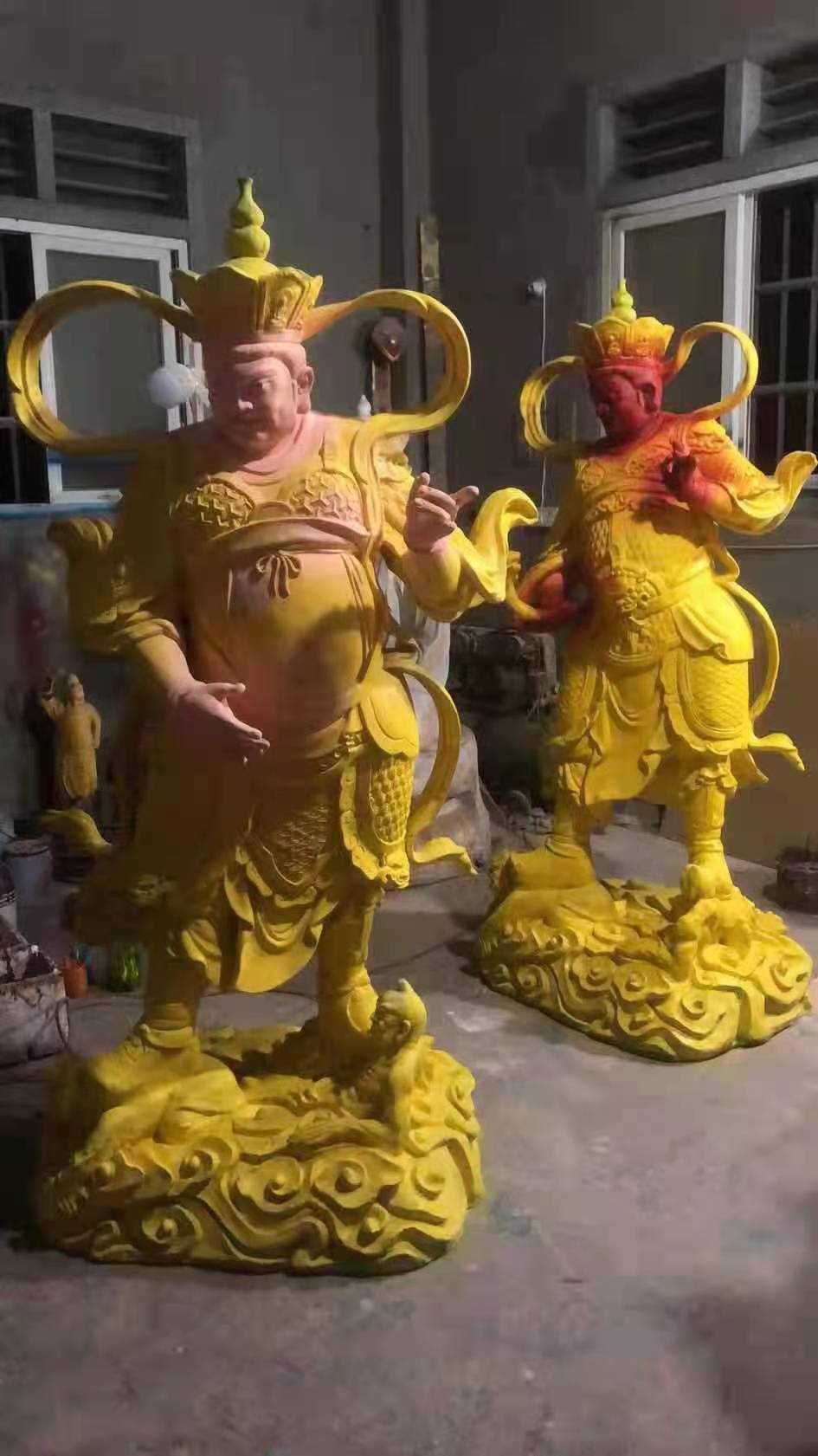 顺发2468四大天王贴金缘起